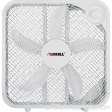 Lorell 3-speed Box Fan, White