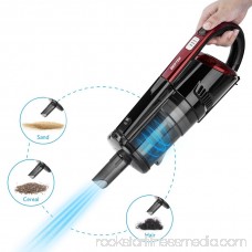 BESTEK Cordless Handheld Vacuum Cleaner Shark Bagless Upright Vacuum Cleaner- Rechargeable, Lithium Cyclonic Suction with Rechargebale 14.4V Hand Vacuum Cleaner