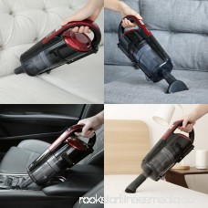 Light-weight Cordless Stick Vacuum Cleaner by BESTEK - Home Car Handheld Lithium Rechargeable Dustbuster, 4.5kpa Powerful Cyclonic Suction