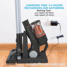 MLITER Power Plush Cordless 2-in-1 Stick Vacuum, Rechargeable Lithium Ion Battery with Wall Mount