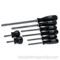 8 Piece Black Phillips and Slotted Screwdriver Set   565435858
