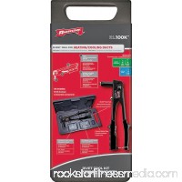 Arrow RL100K Rivet Tool Kit, 1/8 in, 3/16 in, Spring Loaded Hi-Viz Non-Slip Grip, Vinyl Handle 563113705