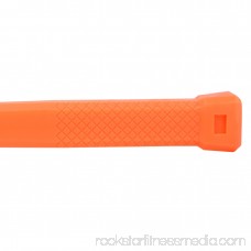 4 Pound Dead Blow Mallet Hammer, Neon Orange Shock Absorbing Soft Face Shot