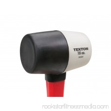 TEKTON Fiberglass Handle White/Black Rubber Mallet, 16-Ounce | 30683 566028906