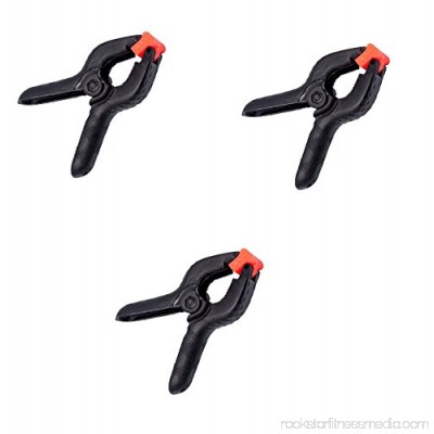 3 Pack 4 Inch Spring Clamps Heavy Duty Plastic Muslin Clamps
