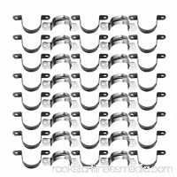 Wideskall® 3/4" inch Heavy Duty Pipe Tube Conduit Steel Hanger U Strap Clamps Clip w/ Screws (Pack of 20)   