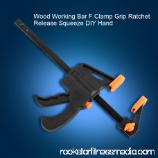 Yosoo Plastic Woodworking Clip Bar F Clamp Grip Quick Ratchet Release Squeeze DIY Hand Gadget Tool, Woodworking Clamp, Woodworking Clip
