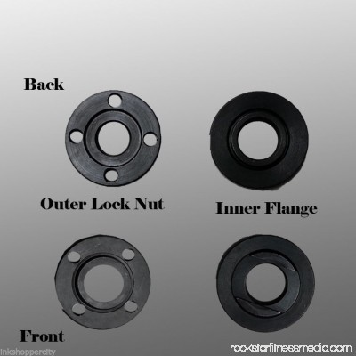 Grinder Flange Lock Nut Wrench Kit for Dewalt Milwaukee Makita Bosch Black & Decker Ryobi 4.5 5 5/8-11 Spanner