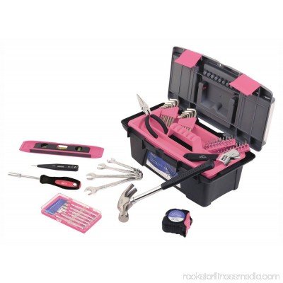 Apollo Tools DT9773P 53-Piece Tool Kit with Box Pink 565724471