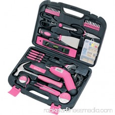 Apollo Tools Precision 135pc Household Tool Set, Pink 001110837