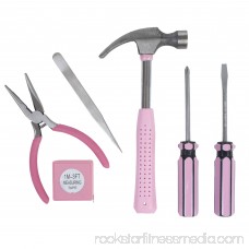 Household Hand Tools, Pink Tool Set - 9 Piece by Stalwart, Set Includes – Hammer, Screwdriver Set, Pliers (Tool Kit for the Home, Office, or Car) 554657890