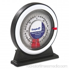 Empire Magnetic Polycast Angle Meter Protractor, 0 90°, 5w x 5 3/4h, Plastic 552023360