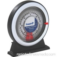 Empire Magnetic Polycast Angle Meter Protractor, 0 90°, 5w x 5 3/4h, Plastic   552023360