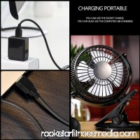 5 inch Portable with Clip USB Desktop Fan for Home Office Baby Stroller Car lapttop Study Table Gym Camping Tent   570787812