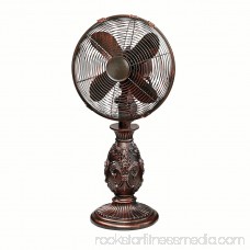 DecoBREEZE Oscillating Table Fan 3-Speed Air Circulator Fan, 10-Inch, Bentley 566241545