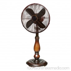 DecoBREEZE Oscillating Table Fan 3-Speed Air Circulator Fan, 10-Inch, Makani Pineapple Base 566232847