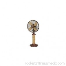 DecoBREEZE Oscillating Table Fan 3-Speed Air Circulator Fan, 10-Inch, Rhythm 566232858