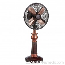 DecoBREEZE Oscillating Table Fan 3-Speed Air Circulator Fan, 12-Inch, Sutter 566232850