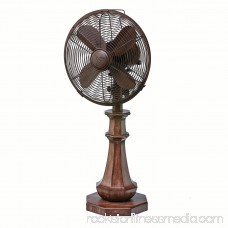 DecoBREEZE Oscillating Table Fan 3-Speed Air Circulator Fan, 12-Inch, Sutter 566232850