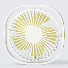 Desk Fan, Justdolife Mini Fan Portable Lightweight 360° Rotation Summer Electric Fan for Home Office Table
