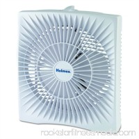 Holmes Products 10 Personal Size Box Fan, Plastic, White HABF120W-N