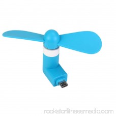 iPhone Android Mobile Tablet Fan Breeze Cool Air Spinner - Blue 568456193