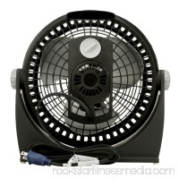 Lasko Breeze Machine Pivoting Floor/Table 2-Speed Fan, Model #507, Black   551891997