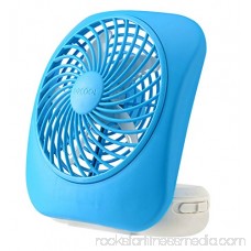 O2COOL 5-Inch Portable Fan, Desktop Fan, Battery Operated Fan, 2-Speed Fan, Tilt Fan, Compact Folding Fan, D-Battery Fan, Tabletop Fan, Household Fan, Raspberry 568049564