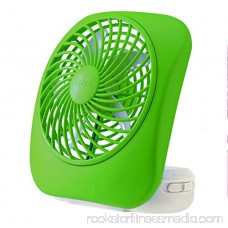 O2COOL 5-Inch Portable Fan, Desktop Fan, Battery Operated Fan, 2-Speed Fan, Tilt Fan, Compact Folding Fan, D-Battery Fan, Tabletop Fan, Household Fan, Orange 568049562