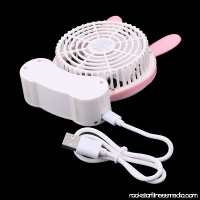 Plastic Household Accessory Frame Rechargeable Mini USB Powered Desk Cooling Fan