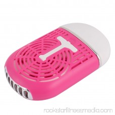 Portable Hand-held Rechargeable Quiet w USB Cable Hand Rope Mini Fan Air Conditioner Fuchsia