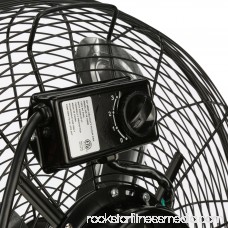 Vie Air 18 High Velocity Floor 3-Speed Fan, Model #VA-18, Black 556403296