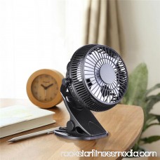 Yescom 360 Degree Rotation Portable USB Mini Fan Clip On Table Desk Personal Cooling Office Home Car Camping