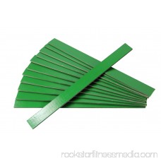 25 Green Wooden Straight Edges with Metal Strips Office Supplies - 12