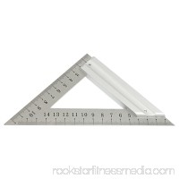 Double Side Scale Stainless Steel 120mm 170mm Metric Triangle Ruler   