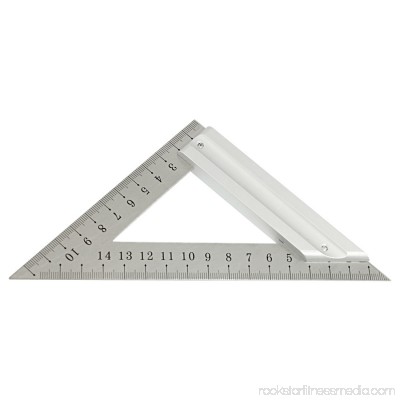 Double Side Scale Stainless Steel 120mm 170mm Metric Triangle Ruler