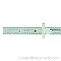 General Ultra-fine Markings Polished Ruler - 6" Length 0.5" Width - 1/32, 1/64 Graduations - Metric, Imperial Measuring System - Stainless Steel - 1 Each - Stainless Steel (gti-3001)   