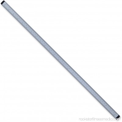 Lorell 36 Magnetic Strip Ruler, Silver, 1 Each (Quantity) 554639826