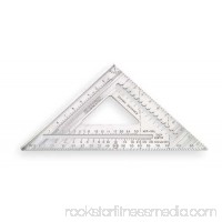 Rafter Angle Square, 12",Milled Aluminum, Johnson, RAS120   