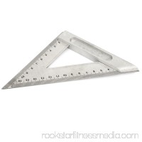 Unique Bargains Double Sides Scale Stainless Steel 150mm Metric Triangle Ruler   