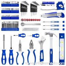 Best Choice Products 108-Piece Home Repair Tool Kit w/ Toolbox Storage Case, Complete Household Set