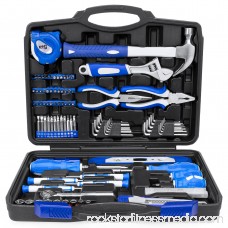 Best Choice Products 108-Piece Home Repair Tool Kit w/ Toolbox Storage Case, Complete Household Set