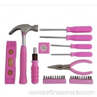 Pink Ladies Women Females 30-Piece Girls Tool Set Box with Premium Carrying Case - Never Lose your Tools Again!   