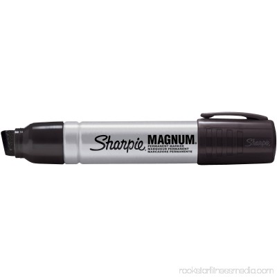 Sharpie Pro Magnum Permanent Marker, Chisel Tip, Black, 1 Pack 552911144