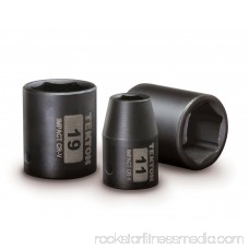 TEKTON 1/2-Inch Drive Shallow Impact Socket Set, Metric, Cr-V, 6-Point, 11 mm - 32 mm, 14-Sockets | 4817 566029008
