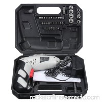 45Pcs Electric Screwdriver Tools Drills Cordless Rechargeable Reversible Precision Kit   