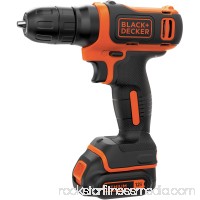 BLACK+DECKER 12-Volt MAX Lithium Ion Cordless Drill with 64-Piece Project Kit   556257910