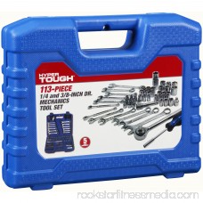 Hyper Tough 113 Piece 1/4-Inch and 3/8-Inch Mechanics Tool Set 564279961