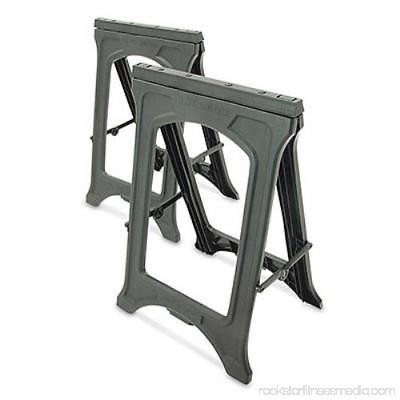 Master Mechanic 22 Plastic Foldable Sawhorse Lightweight And Compact Only One
