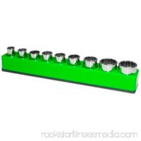 Mechanics Time Saver 1285 1/2 Drive Magnetic Green Socket Holder 10-19mm